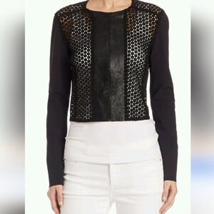 NWT Elie Tahari Pearson Jacket Black